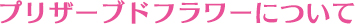 贈り物に最適！ 枯れないお花プリザーブドフラワー